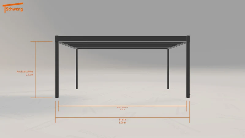 #DE Schweng Flachdachcarport C600 (ID ygm58g) #MTG
