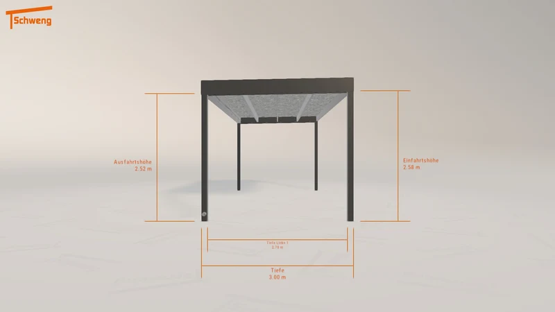 #DE Schweng Flachdachcarport C600 (ID ygm58g) #MTG