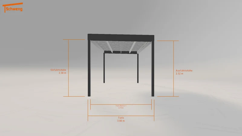#DE Schweng Flachdachcarport C600 (ID ygm58g) #MTG