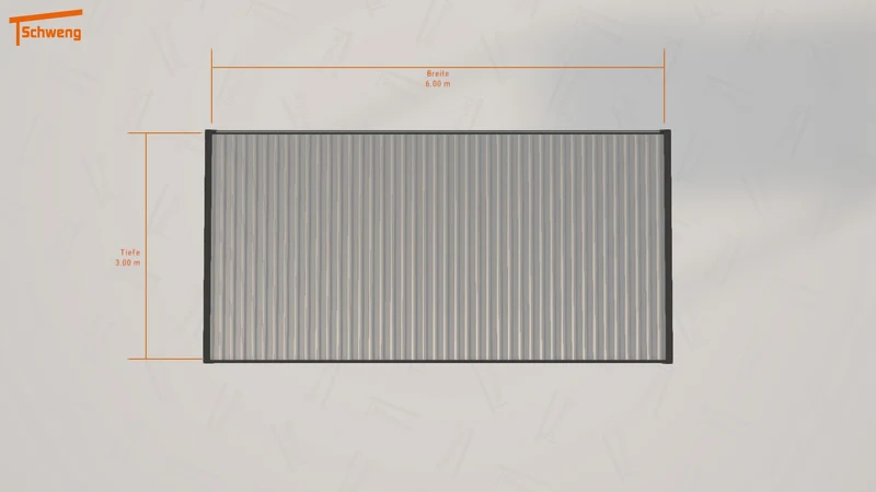#DE Schweng Flachdachcarport C600 (ID ygm58g) #MTG