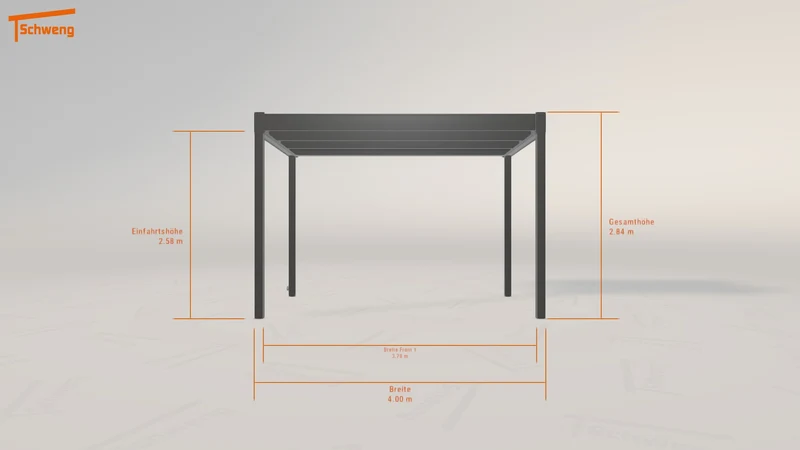 #DE Schweng Flachdachcarport C600 (ID 2q4p5r) #MTG
