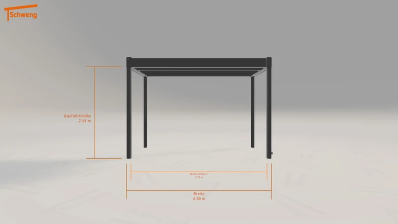 #DE Schweng Flachdachcarport C600 (ID 2q4p5r) #MTG
