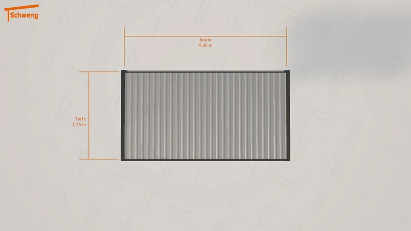 #DE Schweng Flachdachcarport C600 (ID 2q4p5r) #MTG