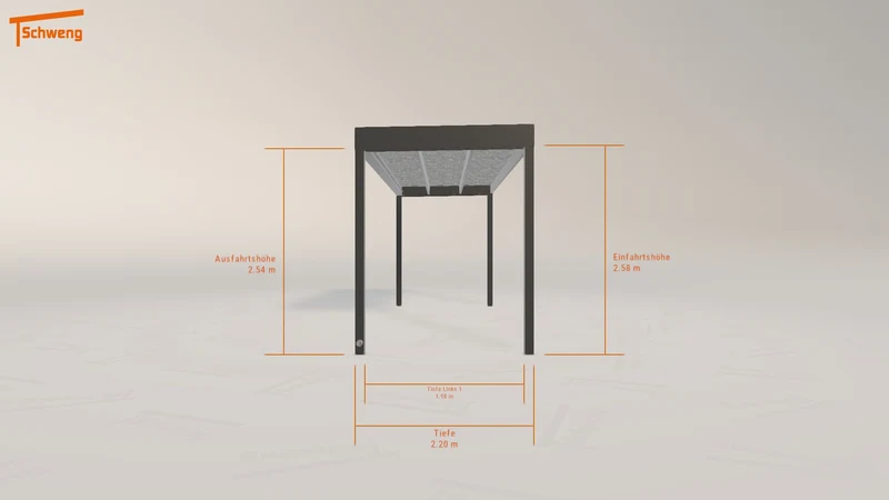 #DE Schweng Flachdachcarport C600 (ID dvmyqy) #MTG