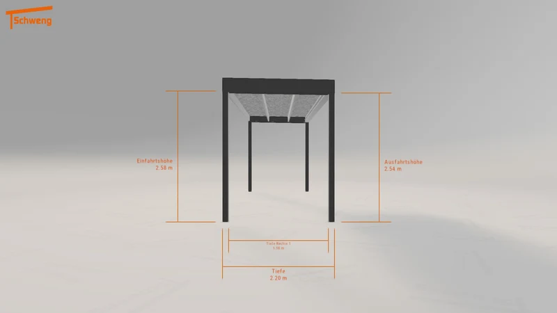 #DE Schweng Flachdachcarport C600 (ID dvmyqy) #MTG