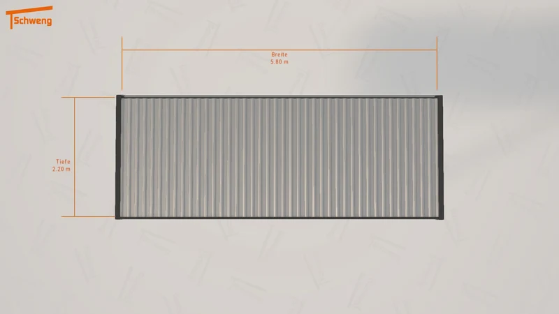 #DE Schweng Flachdachcarport C600 (ID dvmyqy) #MTG