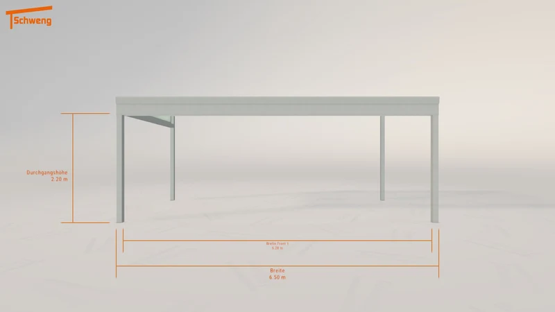 #DE Schweng Pultdachcarport S400 (ID 42qvky) #MTG