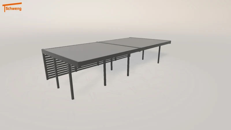 #DE Schweng Flachdachcarport C600+ (ID 9w4xn5) #MTG