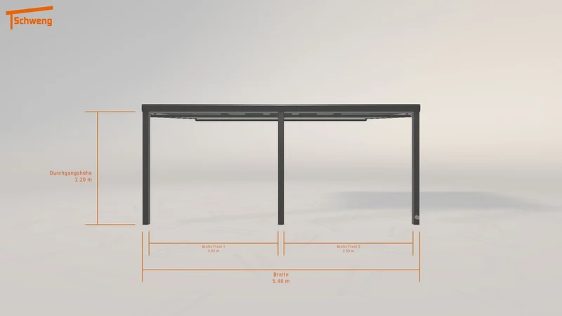#DE Schweng Terrassenüberdachung S400 (ID rjxmy9)