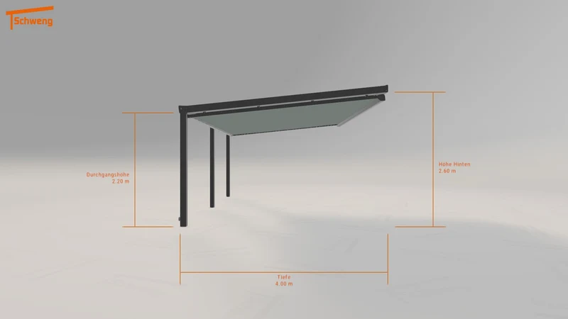 #DE Schweng Terrassenüberdachung S400 (ID rjxmy9)