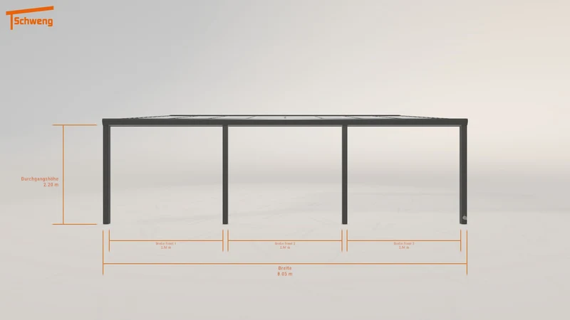 #DE Schweng Pultdachcarport S400 (ID 773k3x)
