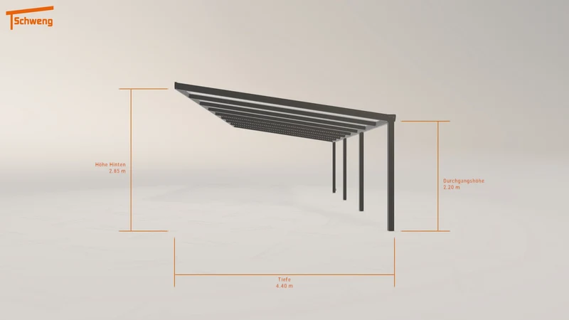 #DE Schweng Pultdachcarport S400 (ID 773k3x)