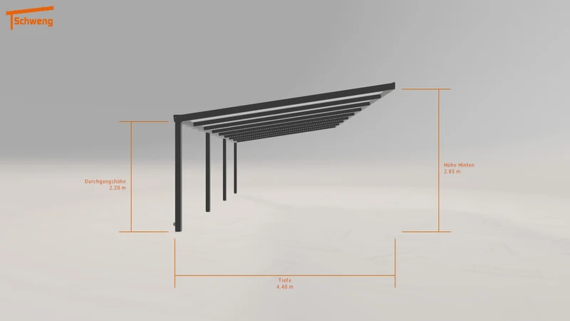 #DE Schweng Pultdachcarport S400 (ID 773k3x)