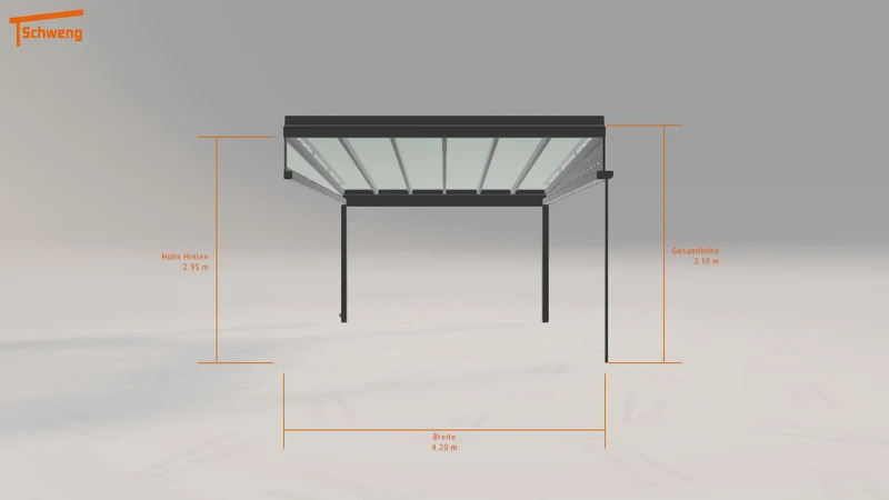 #DE Schweng Terrassenüberdachung S400 (ID ygm9m3)