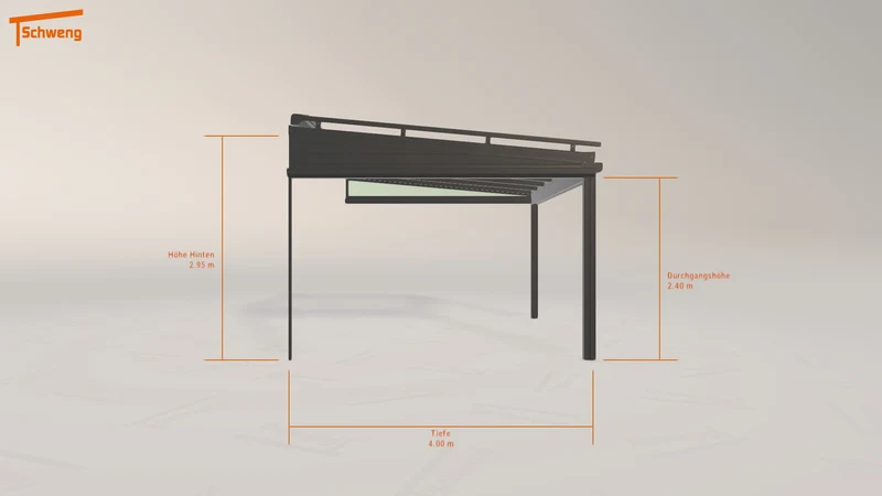 #DE Schweng Terrassenüberdachung S400 (ID ygm9m3)