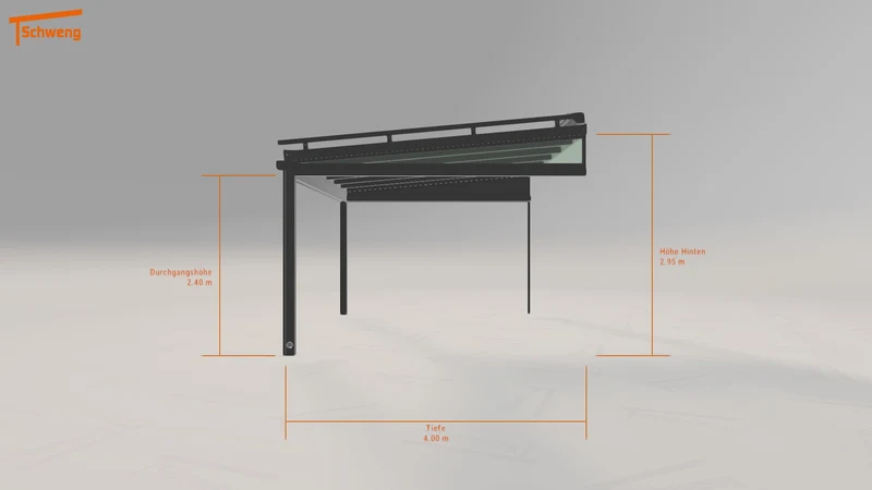 #DE Schweng Terrassenüberdachung S400 (ID ygm9m3)