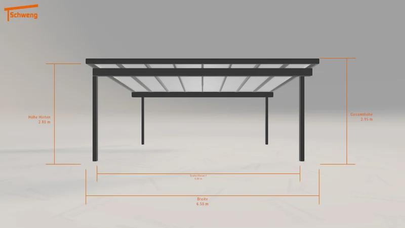 #DE Schweng Pultdachcarport S400 (ID ygmwmg) #MTG