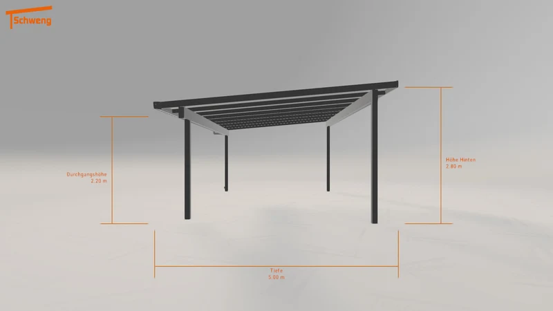 #DE Schweng Pultdachcarport S400 (ID ygmwmg) #MTG