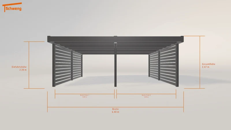 #DE Schweng Flachdachcarport C600 (ID 5mrp53) #MTG