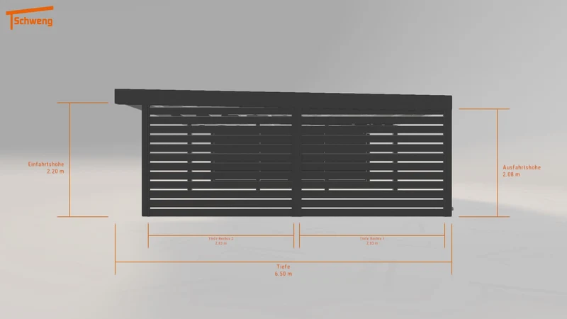 #DE Schweng Flachdachcarport C600 (ID 5mrp53) #MTG