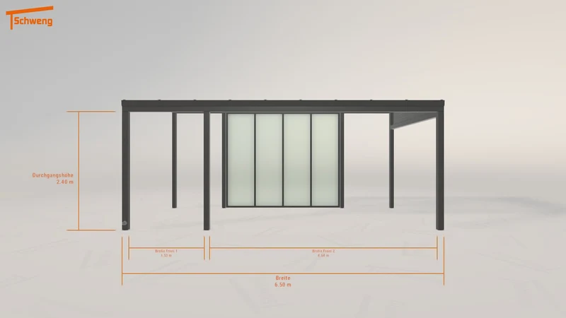 #DE Schweng Pultdachcarport S350 (ID dvmxry)