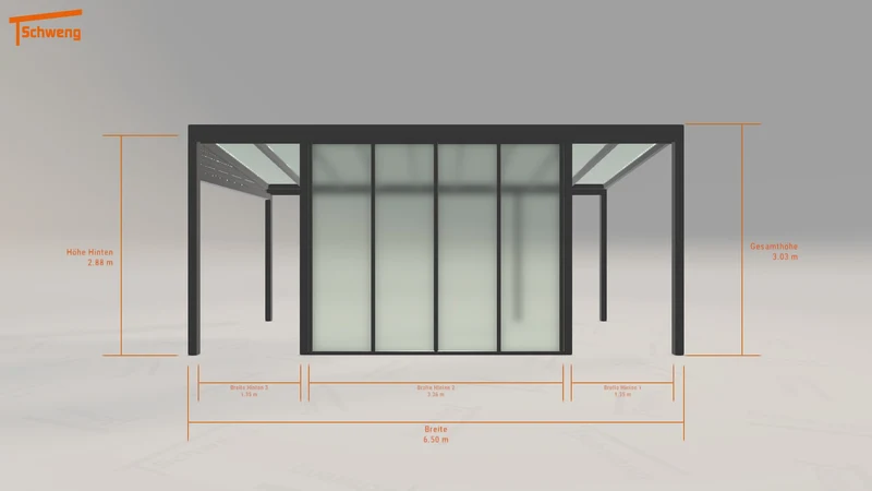 #DE Schweng Pultdachcarport S350 (ID dvmxry)