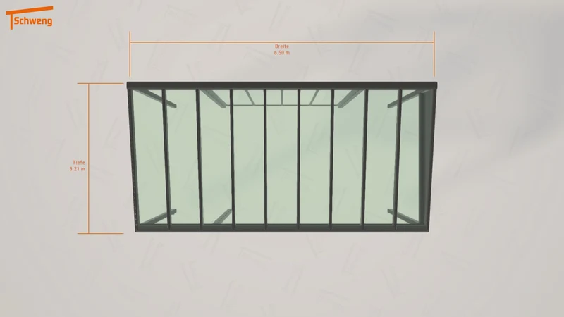 #DE Schweng Pultdachcarport S350 (ID dvmxry)