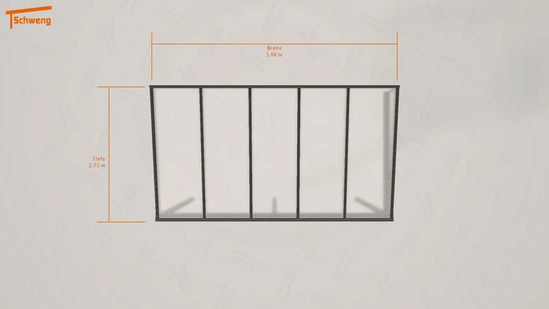 #DE Schweng Pultdachcarport S400 (ID qd7484)