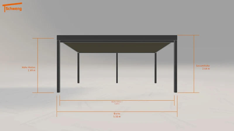 #DE Schweng Terrassenüberdachung S350 (ID 2q4wb9)