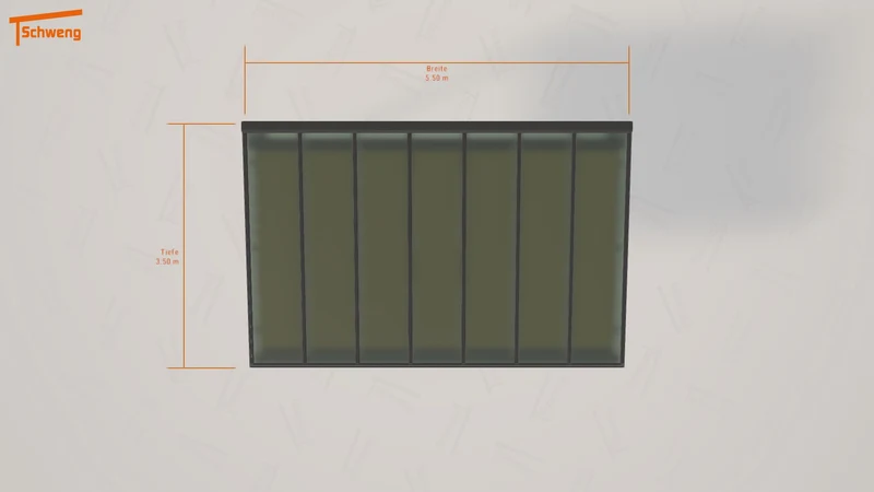 #DE Schweng Terrassenüberdachung S350 (ID 2q4wb9)