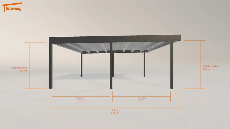 #DE Schweng Flachdachcarport C600+ (ID rjx7r2) #MTG