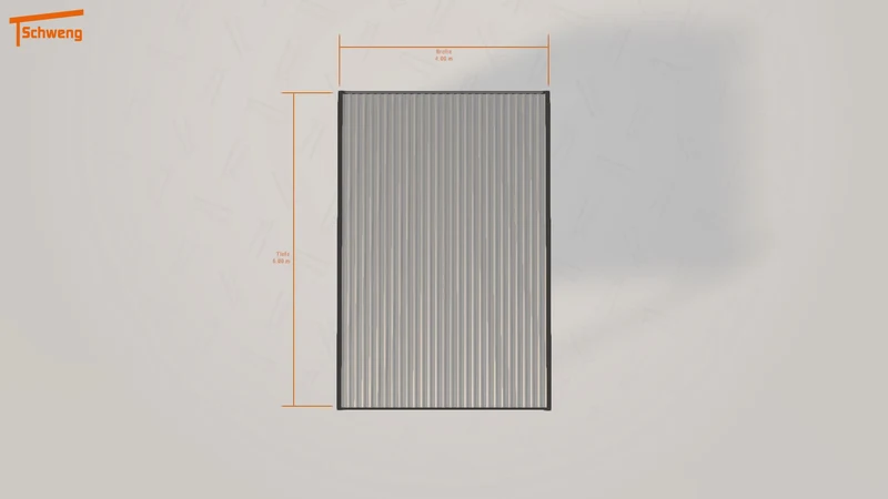 #DE Schweng Flachdachcarport C600 (ID zb9pgy)