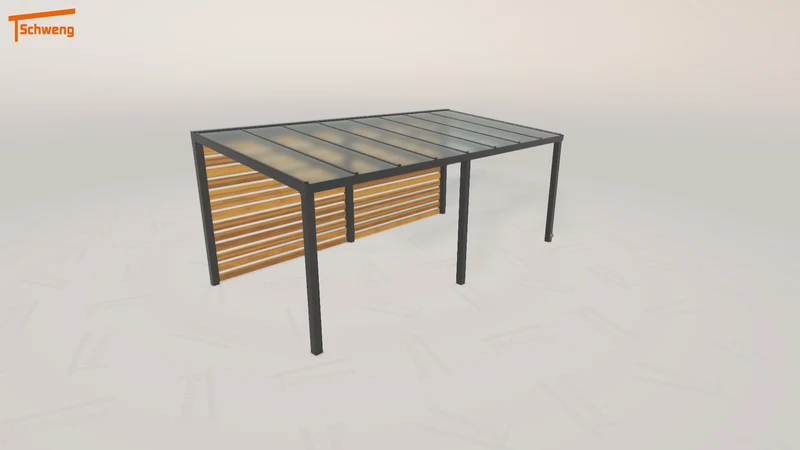 #DE Schweng Pultdachcarport S350 (ID 2q4wny)