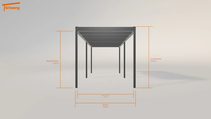 #DE Schweng Flachdachcarport C600 (ID g7v5vd) #MTG