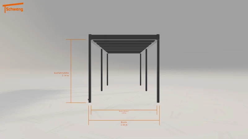 #DE Schweng Flachdachcarport C600 (ID g7v5vd) #MTG