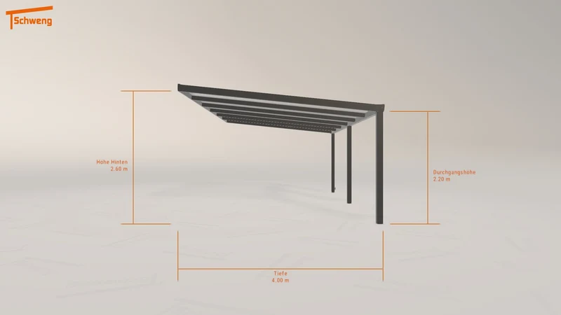 #DE Schweng Terrassenüberdachung S400 (ID 2q48vb)