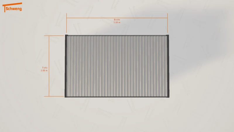 #DE Schweng Flachdachcarport C600 (ID ygmjdv) #MTG