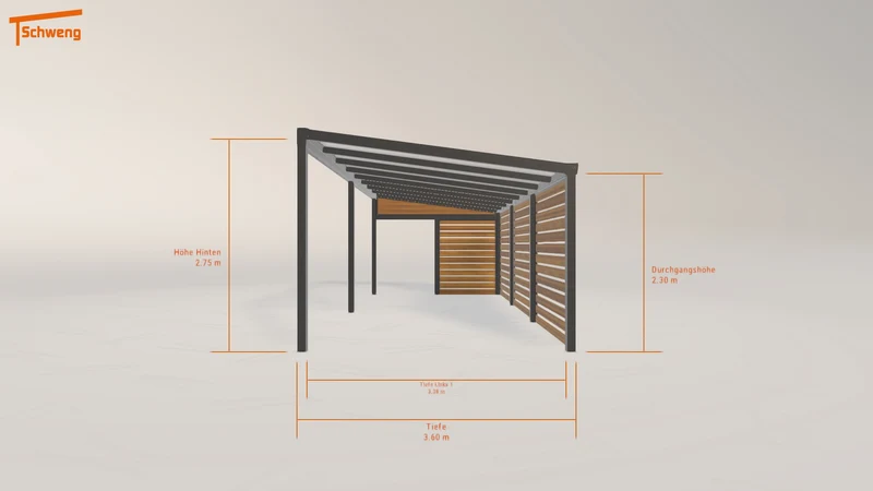 #DE Schweng Pultdachcarport S400 (ID mjkrv8) #MTG