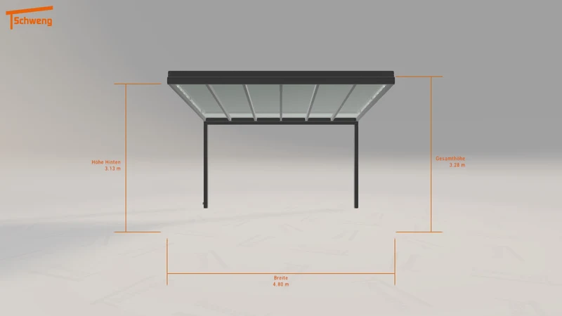 #DE Schweng Terrassenüberdachung S400 (ID w3myjz)
