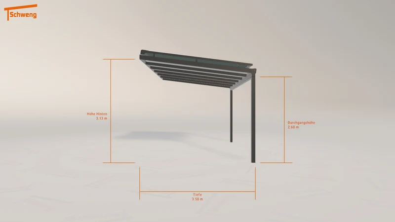 #DE Schweng Terrassenüberdachung S400 (ID w3myjz)