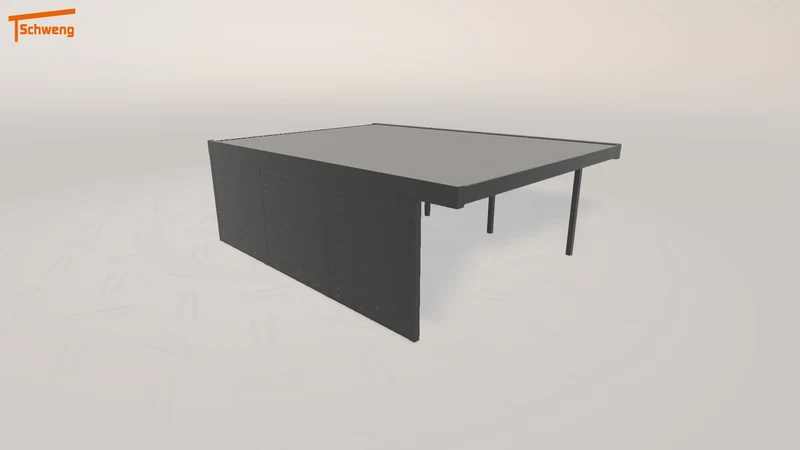 #AT Schweng Flachdachcarport C600+ (ID ygm9q7)