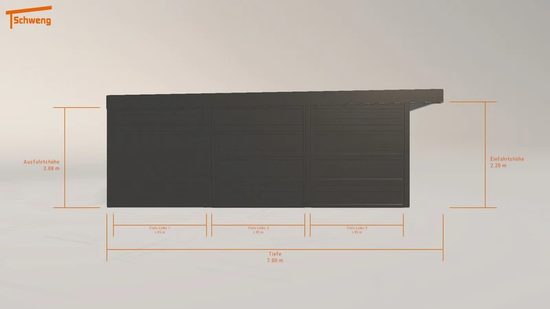 #AT Schweng Flachdachcarport C600+ (ID ygm9q7)