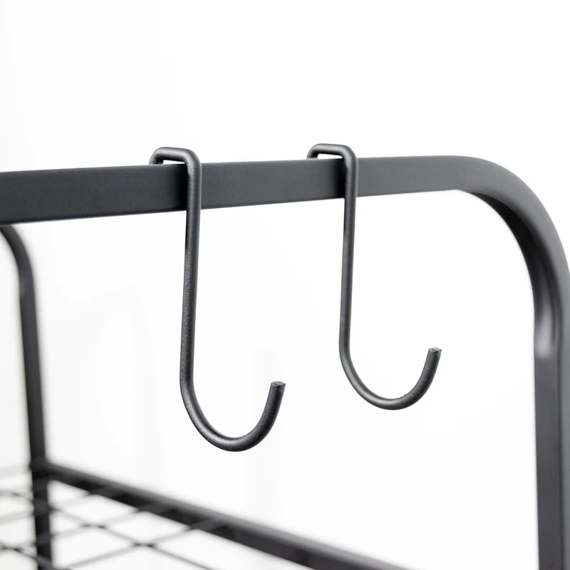 Garten Organizer Schwarz – Platzsparender Werkzeugständer für Schaufeln, Besen & Gartengeräte – Stabil & Praktisch für Garage und Schuppen