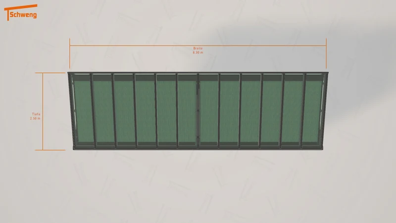 #DE Schweng Terrassenüberdachung S400 (ID 773525)