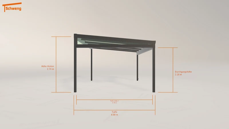 #DE Schweng Terrassenüberdachung S400 (ID jjmrg7)
