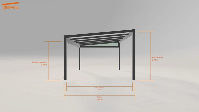 #DE Schweng Terrassenüberdachung S400 (ID jjmrg7)