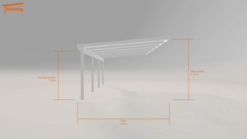 #DE Schweng Pultdachcarport S400 (ID 85z7zx) #MTG