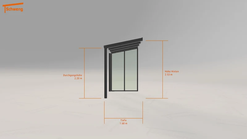 #DE Schweng Terrassenüberdachung S350 (ID x7454w)