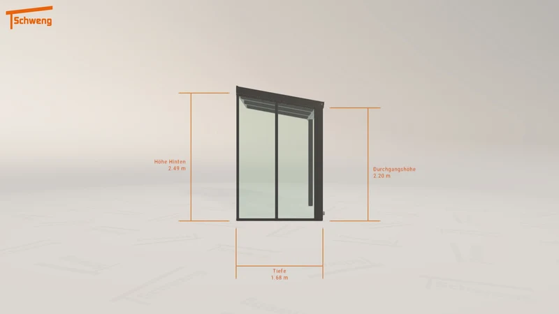 #DE Schweng Terrassenüberdachung S350 (ID g7vprp)