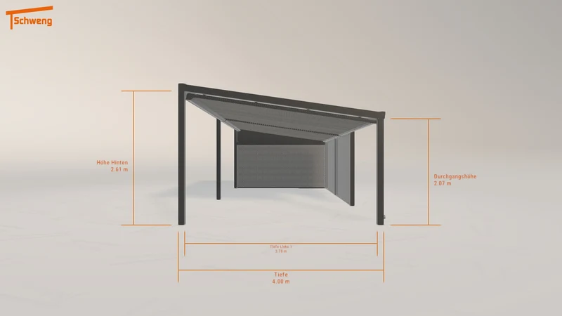 #DE Schweng Terrassenüberdachung S400 (ID ygm7dp)